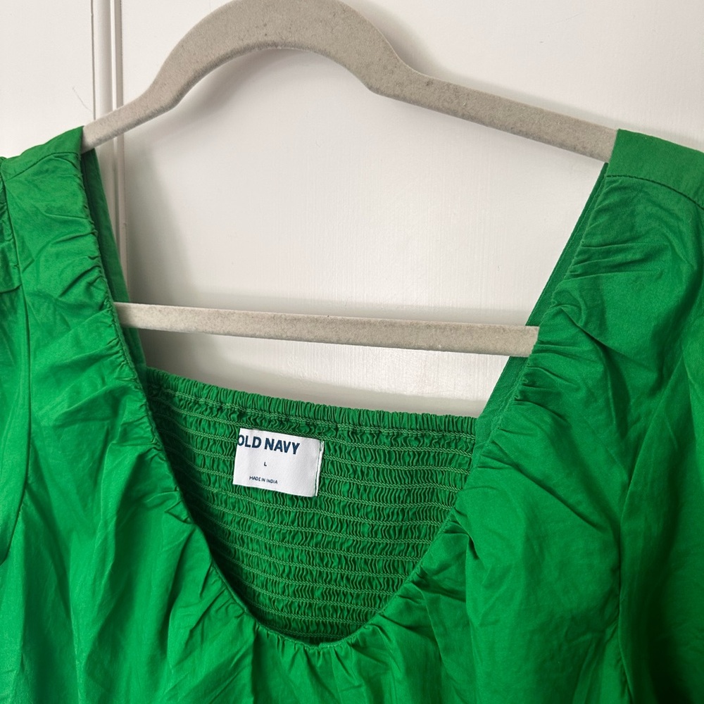 Women's Puff Sleeve Dress - Picture 2 of 9